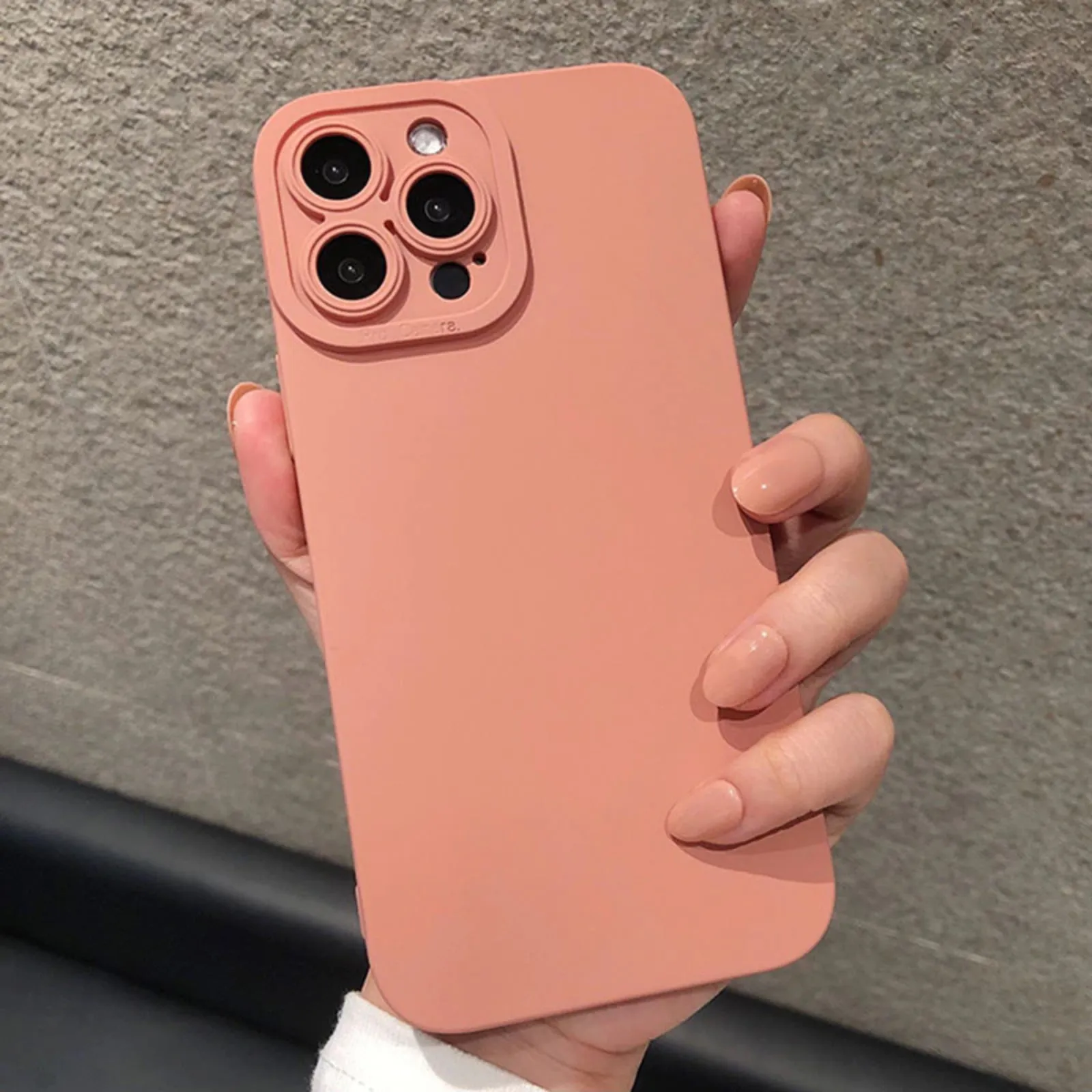 Camera Lens Cover Shockproof Silicone Case For Apple iPhone 14 Pro Pink
