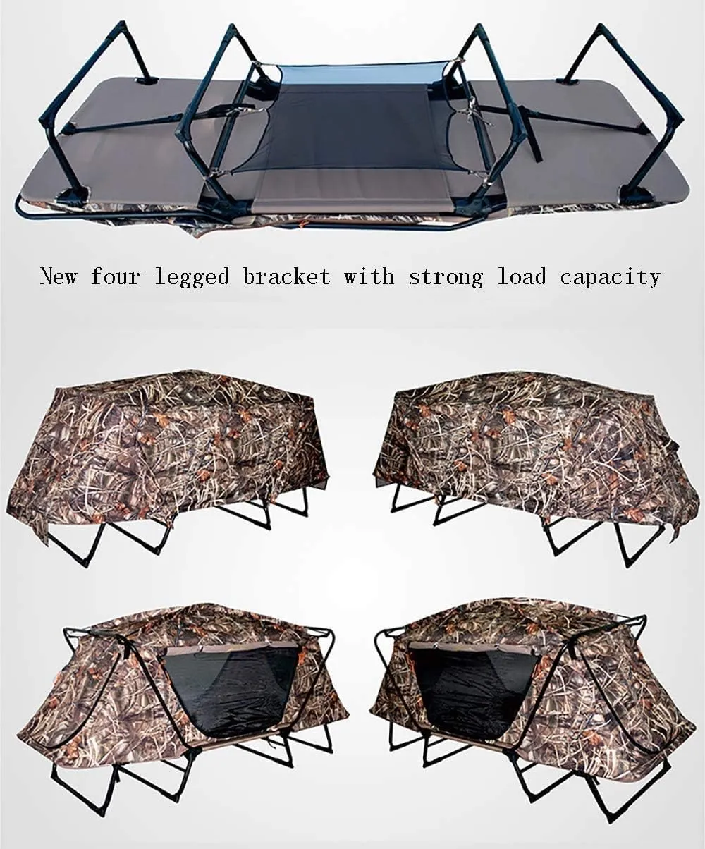 Camping Tent, Multifunction Portable Folding Tents, Waterproof Tarp for Outdoor Sports Hiking Travel-2 People,L