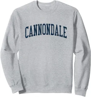 Cannondale CT Vintage Athletic Sports JSN2 Navy Print Sweatshirt