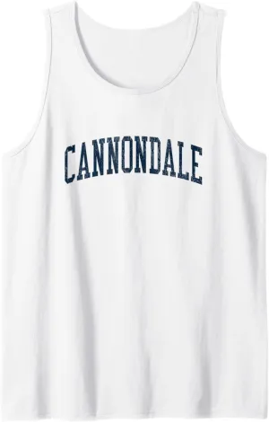 Cannondale CT Vintage Athletic Sports JSN2 Navy Print Tank Top