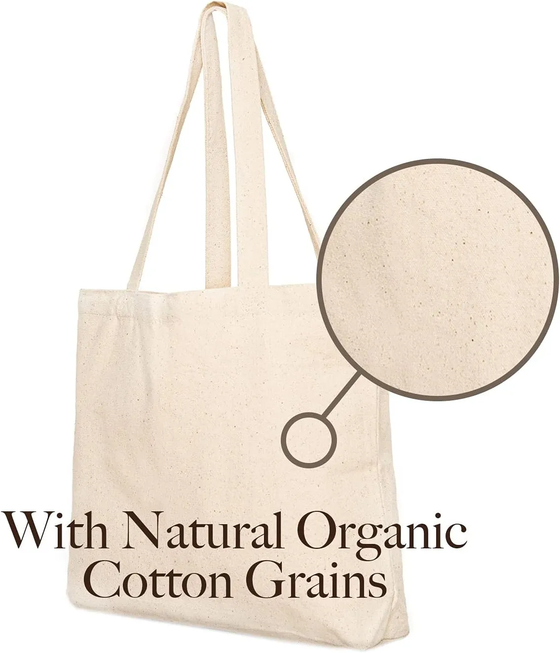 Canvas Tote Bag, Animal Design, Heavy Duty Gusseted, 100% Natural Cotton, for Shopping, Grocery, Laptop (T-ALPACA-XL)