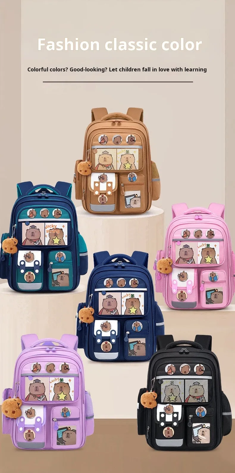 Capybara Buddy Backpack