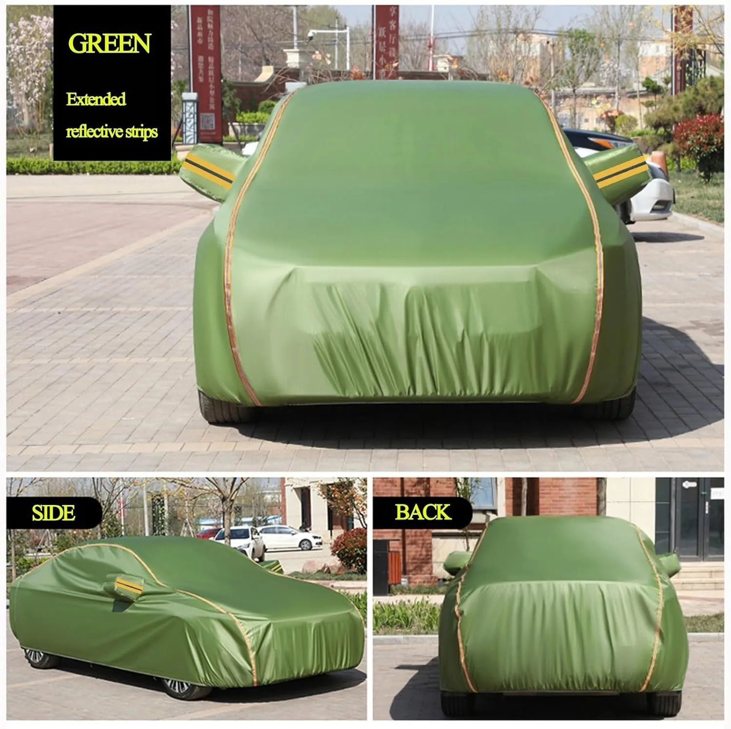 Car Cover for DeTomaso Pantera 1971-1974, Customized car Tarpaulin with Zipper, Anti-Scratch Windproof Flame Retardant Outdoor and Indoor dust car Protective Full Cover
