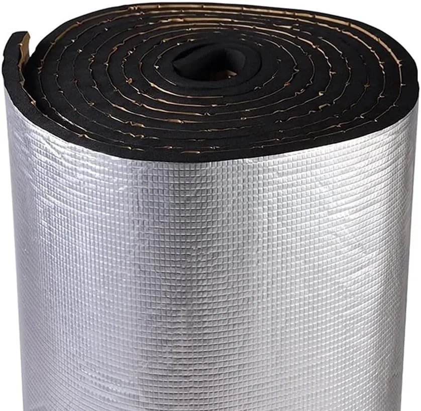Car Heat Sound Deadening Insulation Mat - 394mil 10.8 sqft PE Foam Sound Deadener Material & Heat Barrier for Auto Hood Engine Roof Door and Trunk-40x40inch (40"x40")