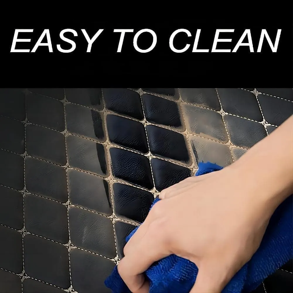 Car Leather Boot Mats for Mitsubishi Mirage 2012-2022, Waterproof Anti Scratch Anti Slip Trunk Pad Cargo Protector Liners Auto Accessories,B