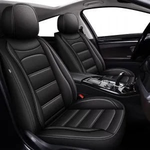 Car Seat Covers Fit for Lexus ES 350/300h 2007-2024 2025: Full Set Luxury Leather Automotive Seat Covers, Car Seat Protector(5 Seats, Black)