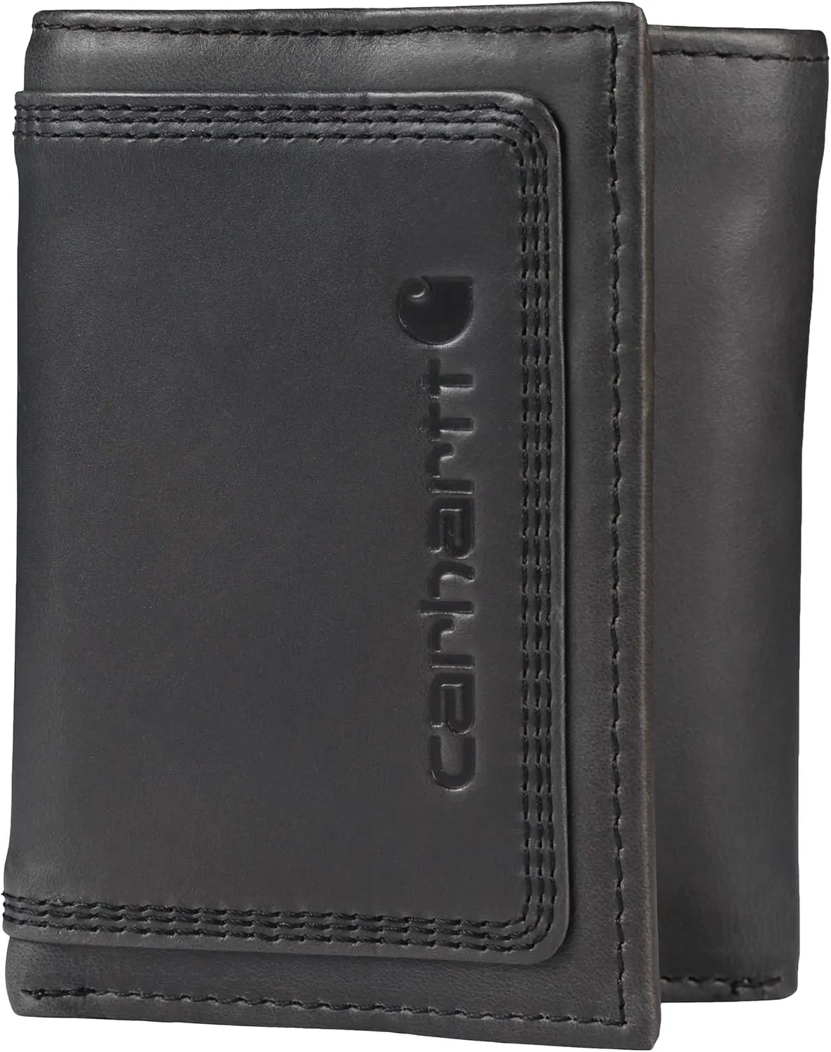 Carhartt Men's Rugged Leather Triple Stitch Wallets, Available in Multiple Styles