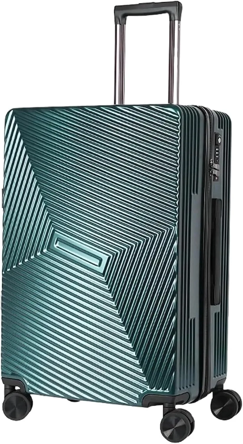 Carry-on Suitcase Luggage Portable Luggage with Spinner Wheels Carry On Luggage Drop-Resistant Locking Suitcase Carry-on Suitcases Carry On Luggages,Yellow-20 in (Grün 20 in)