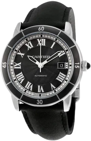 Cartier Men's WSRN0003 Analog Display Swiss Automatic Black Watch