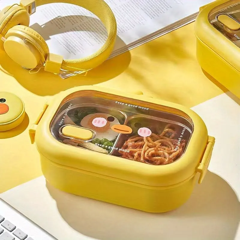 Cartoon Leakproof Stainless Steel Bento Box