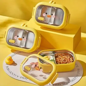 Cartoon Leakproof Stainless Steel Bento Box