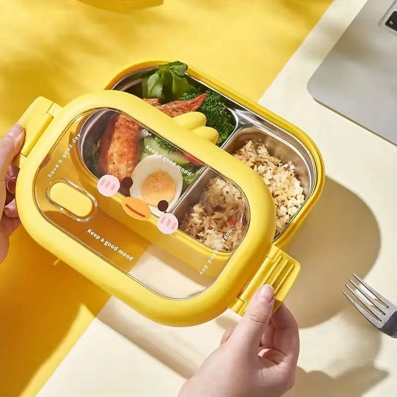 Cartoon Leakproof Stainless Steel Bento Box