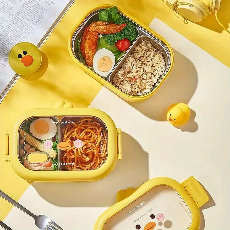 Cartoon Leakproof Stainless Steel Bento Box