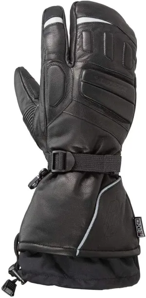 CastleX Men's TRS 3-Finger Mitt in Black, Size Large