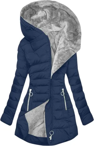 Ceboyel Winter Coats For Women With Hood Fleece Lined Thicken Puffer Coat Sherpa Warm Jackets Trendy 2023 Outfits Clothes