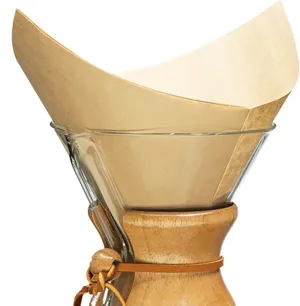 Chemex Bonded Filter - Natural Square - 100 ct - 3 Pack - Exclusive Packaging