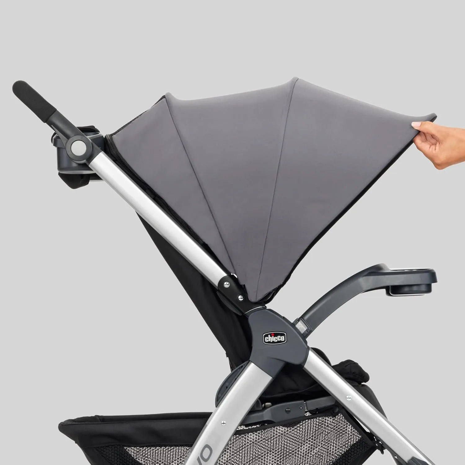 Chicco Bravo 3-in-1 Trio Travel System, Quick-Fold Car Seat and Stroller Combo with KeyFit 30 for Infant | Brooklyn/Navy