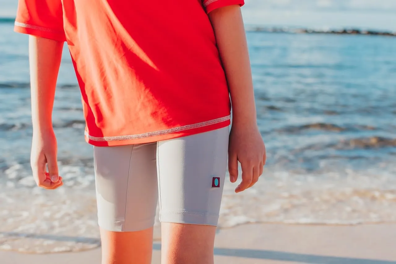 City Threads Made in USA Big Boys and Girls SPF50  Swim Jammer Swimming Shorts Sun Protection SPF Swim Bottoms Briefs