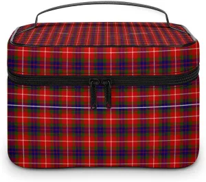 Clan Fraser Tartan Plaid Large Capacity Soft And High-value Practical Makeup And Wash Bag