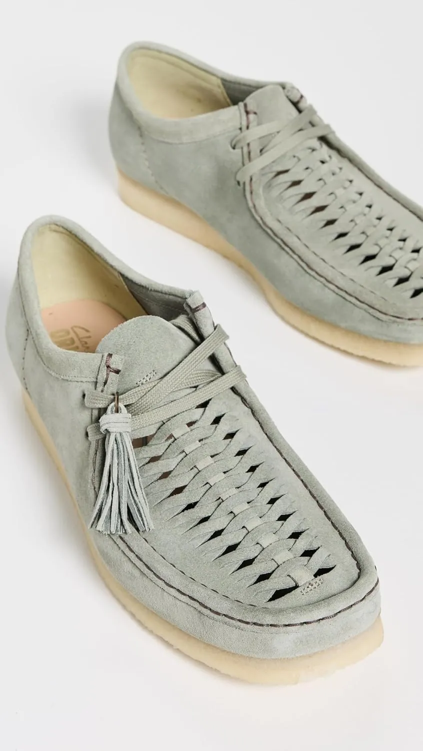 Clarks Men's Suede Woven Wallabee Shoes