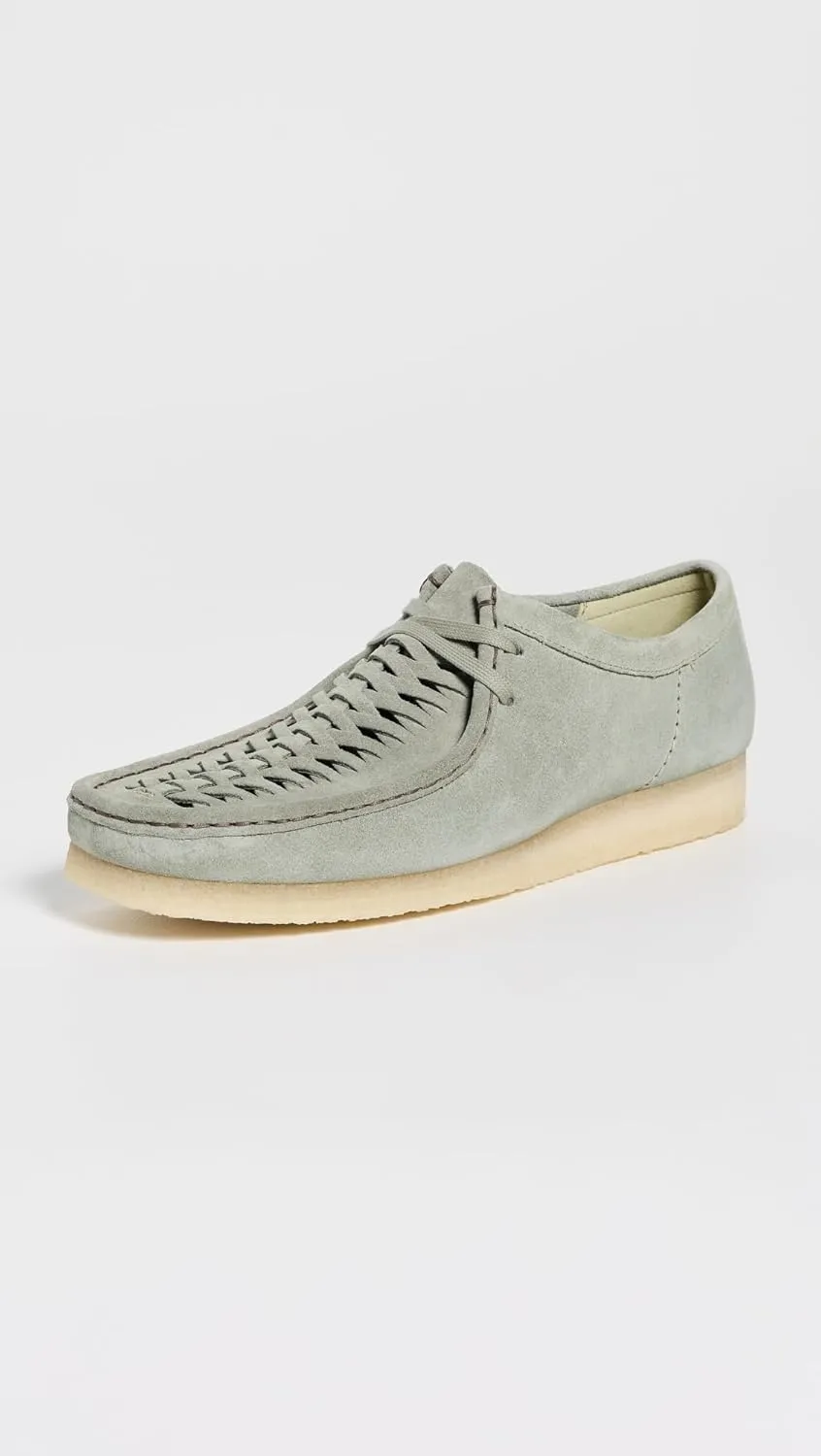 Clarks Men's Suede Woven Wallabee Shoes