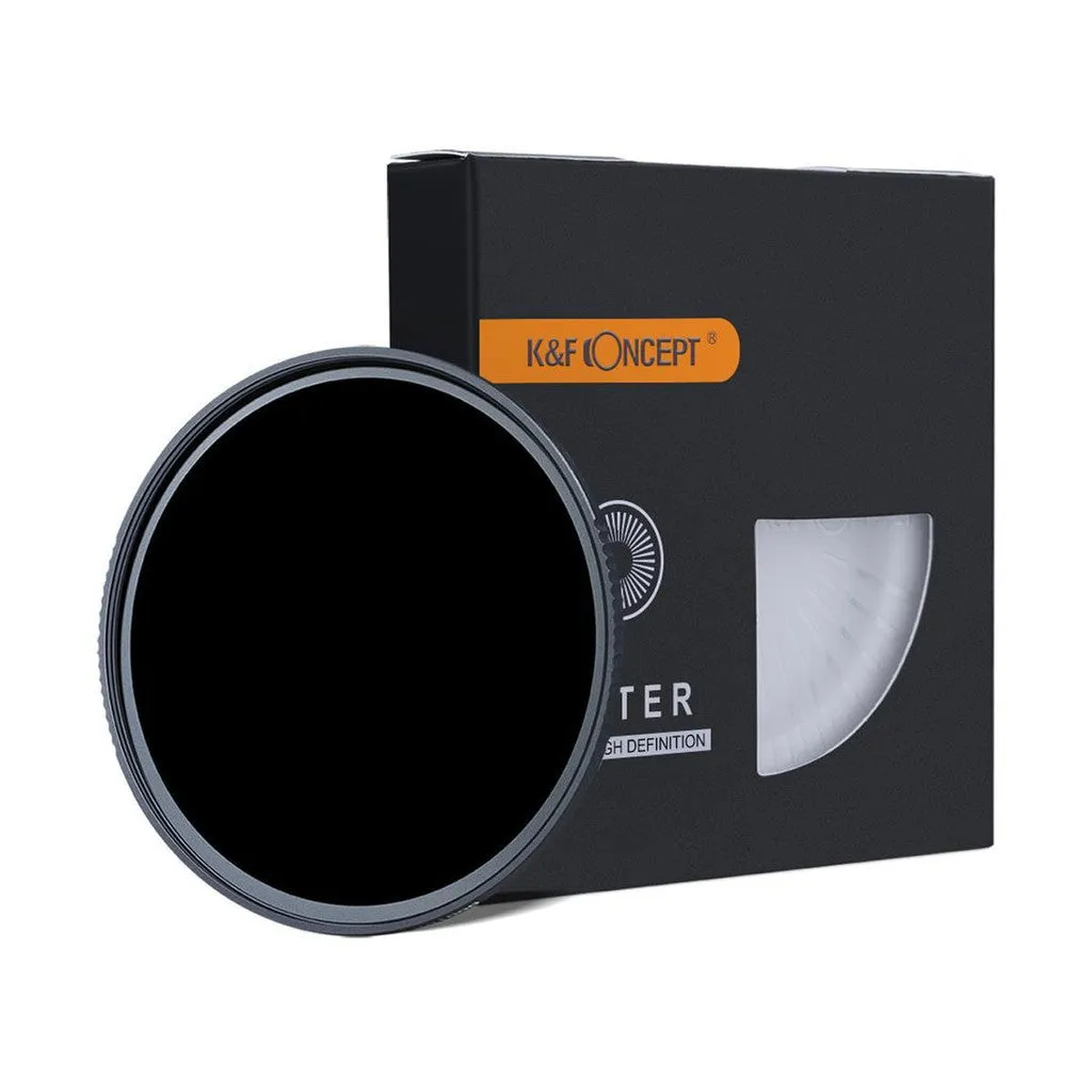 [CLEARANCE] K&F Concept ND1000 Nano-X Filter 10-Stop Slim Lens Filter Waterproof Anti-Scratch Green Coated Lens Filter for Camera DSLR Mirrorless 37mm 40.5mm 43mm 46mm 49mm 52mm 55mm 58mm 62mm 67mm 72mm 77mm 82mm