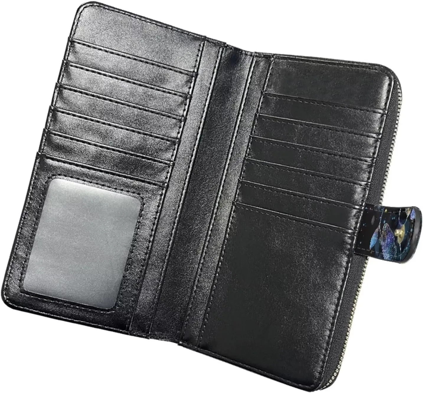 COEQINE Animal Wallet, Cute Chicken Long Leather Money Bag, Handbag With Zipper for Coin Phone, Travel Handbag for Party