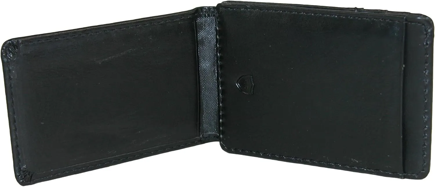 Columbia Men's Leather Front Pocket Wallet Card Holder for Travel