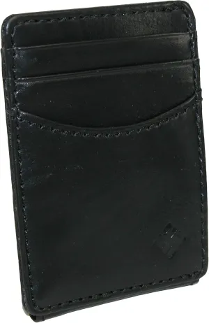 Columbia Men's Leather Front Pocket Wallet Card Holder for Travel