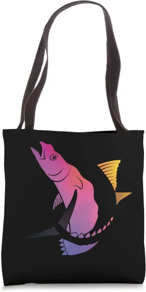 Cool Tuna Fish Design Love Bluefin Saltwater Fishing Tote Bag