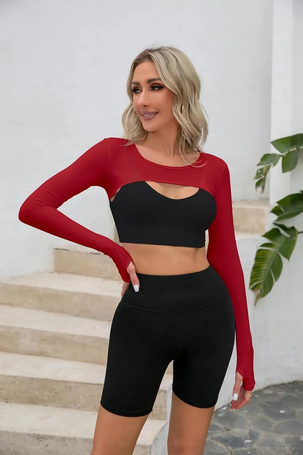 Cooling Shawl Arm Sleeve Sun Protection Women's Tops for Golfing,Riding,Driving