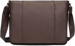 CSCDD Vintage Crossbody Bag Oil Wax Leather Crossbody Bag Shoulder Bag Messenger Bag