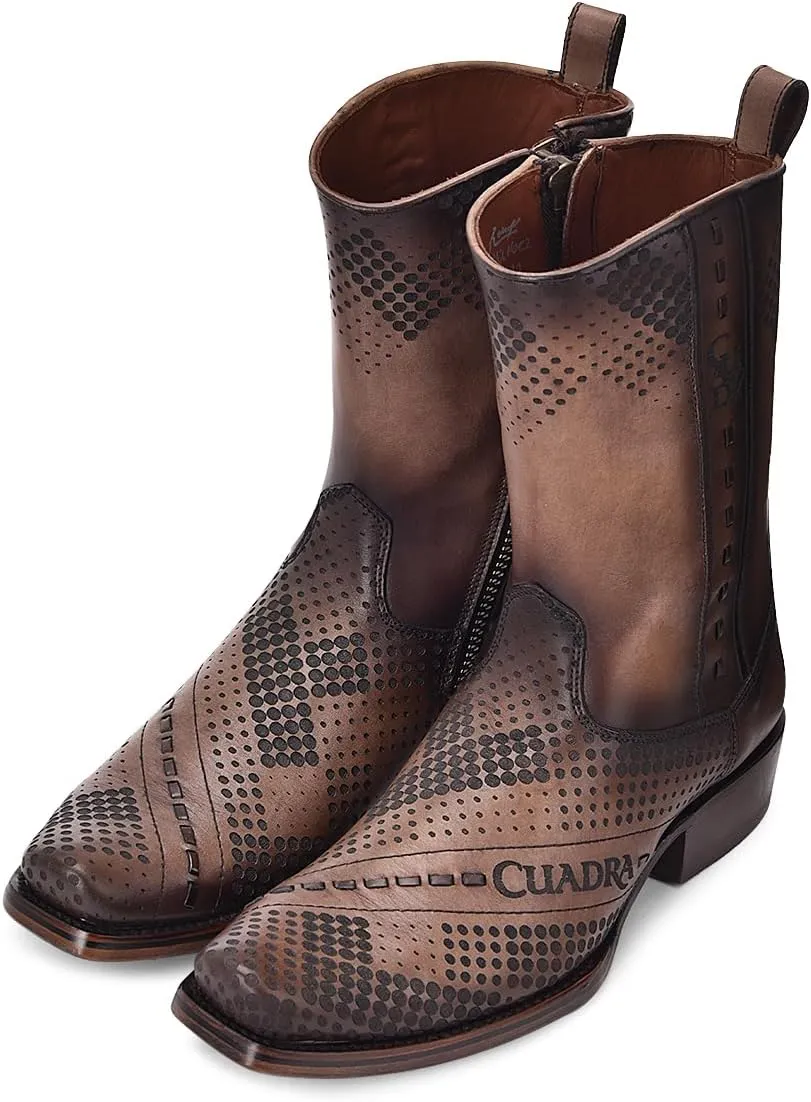 Cuadra Men's Boot in Genuine Leather Brown 1J2URS