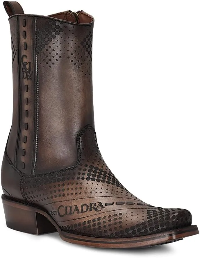 Cuadra Men's Boot in Genuine Leather Brown 1J2URS