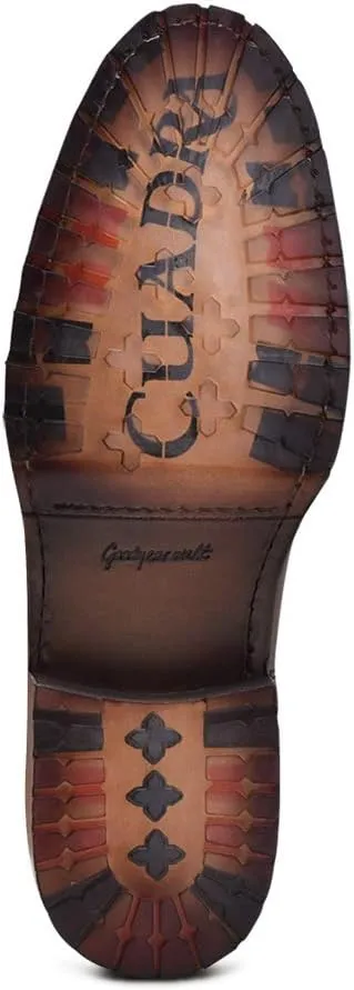 Cuadra Men's Boot in Genuine Leather with Zipper Brown