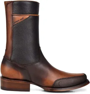 Cuadra Men's Cowboy Boot in Genuine Fuscus Leather and Bovine Leather