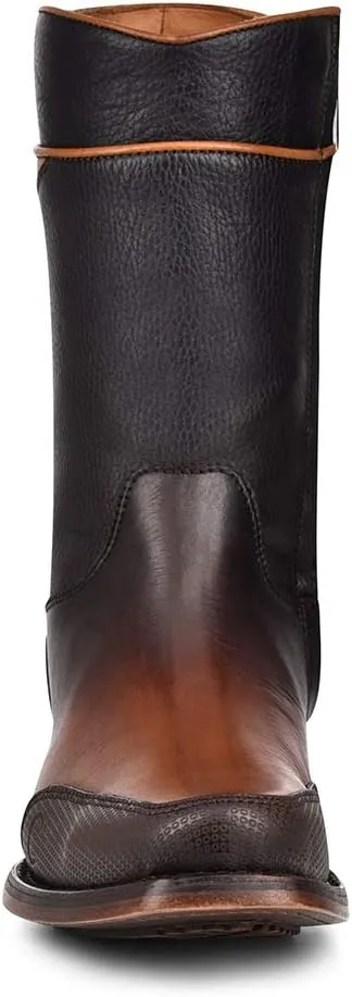 Cuadra Men's Cowboy Boot in Genuine Fuscus Leather and Bovine Leather