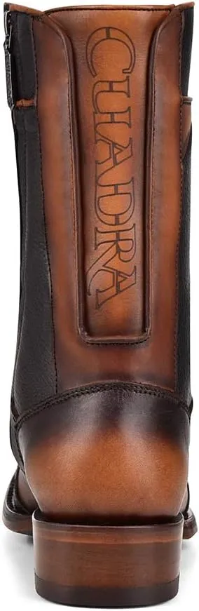 Cuadra Men's Cowboy Boot in Genuine Fuscus Leather and Bovine Leather
