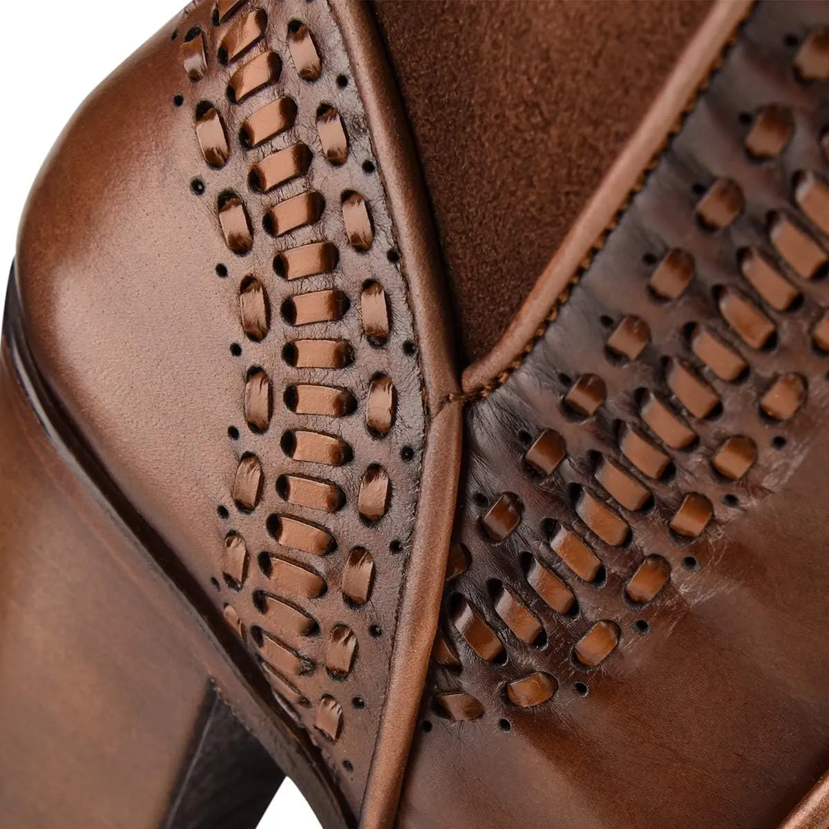 Cuadra Women's Boot in Genuine Leather Brown