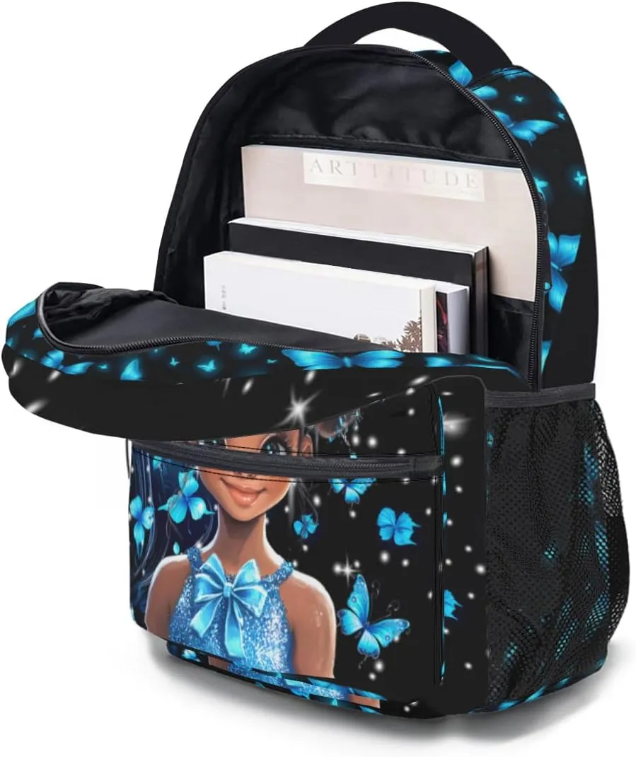 Custom Backpack with Name for Kids Girls Boys Personalized Waterproof Bookbag for School Season Sport Travel(Design 07