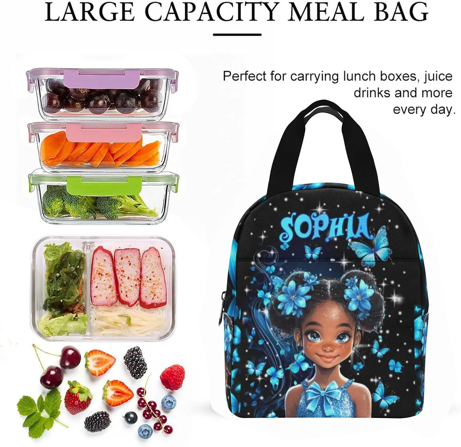 Custom Backpack with Name for Kids Girls Boys Personalized Waterproof Bookbag for School Season Sport Travel(Design 07