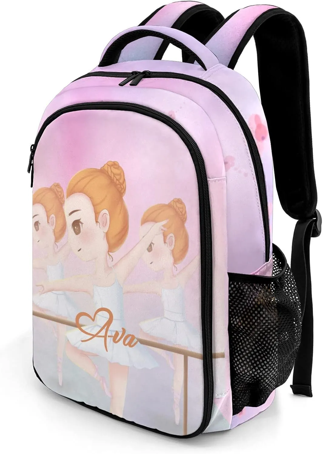 Custom Dance Club Backpack Name Casual Bag Daypack for Women Men Camping Hiking