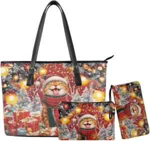 Custom Handbag and Wallet Set for Women,Handbags and Purses Wallet for Women,Personalized Work Tote Bag