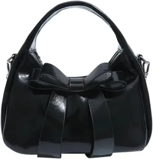 Cute Bow Knot Small Purses for Women Tote Bags with Over-Shoulder Strap Top-Handle Bag Satchel for Daily Life