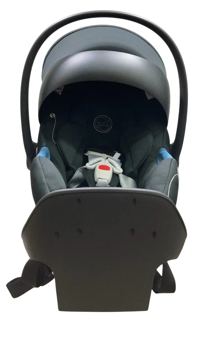 Cybex Eos and Aton G Swivel Travel System, Moon Black, Silver Frame, 2024