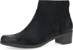 Dansko Carmella Ankle Bootie for Women - Premium Leather and Rubber Outsole for Long-Lasting Wear Natural Arch and Memory Foam Footbed for Added Support