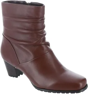 David Tate Womens Arieta Leather Ankle Booties