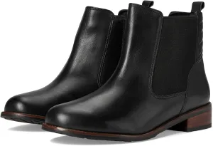 David Tate Women's Luxe Chelsea Boot, Black, 9.5 Wide