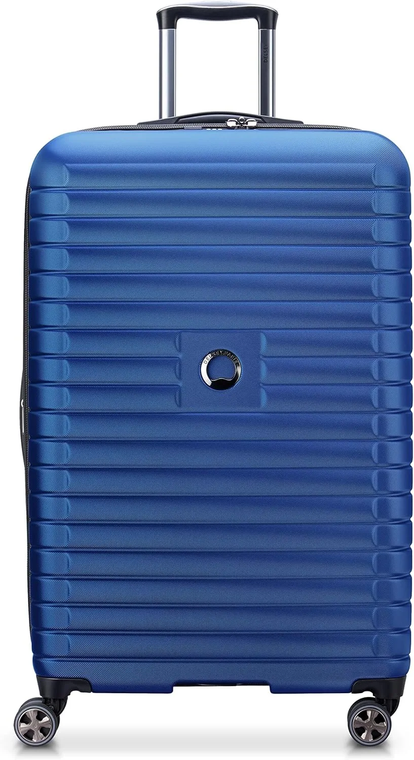 DELSEY PARIS Cruise 3.0 Hardside Expandable Luggage with Spinner Wheels, Blue, 3 Piece Set (21/24/28)