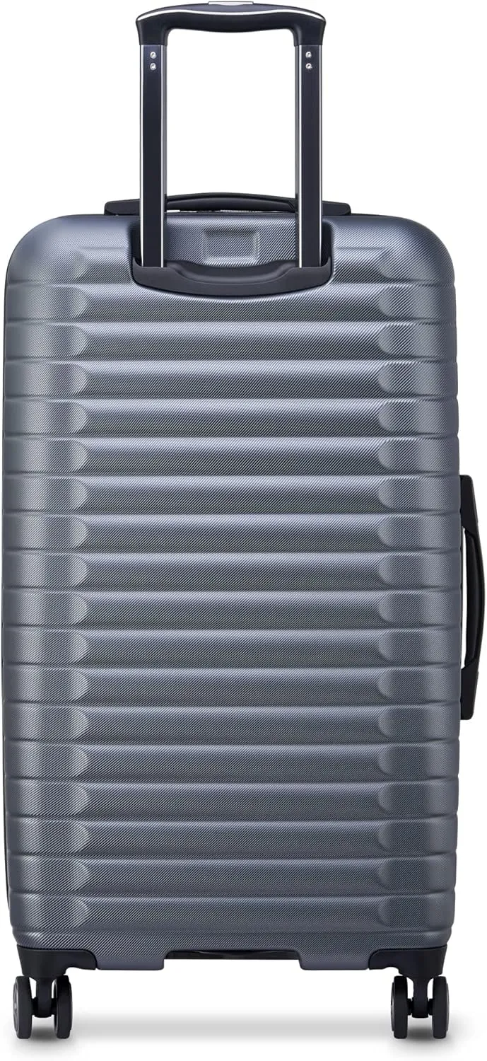 DELSEY PARIS Cruise 3.0 Hardside Expandable Luggage with Spinner Wheels, Graphite, Checked 26 Inch Trunk